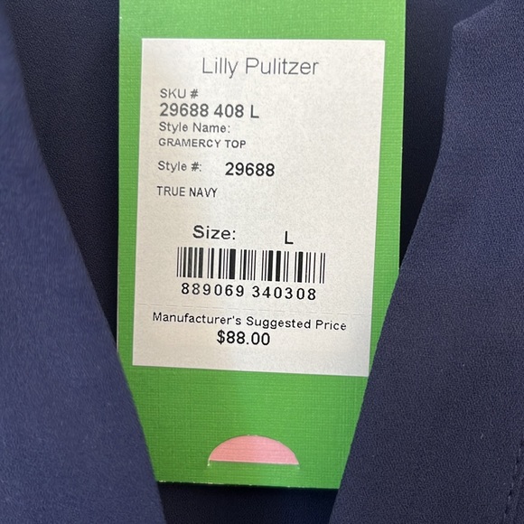 Lilly Gramercy Top in True Navy/ sleeveless, flowy top - Picture 5 of 11